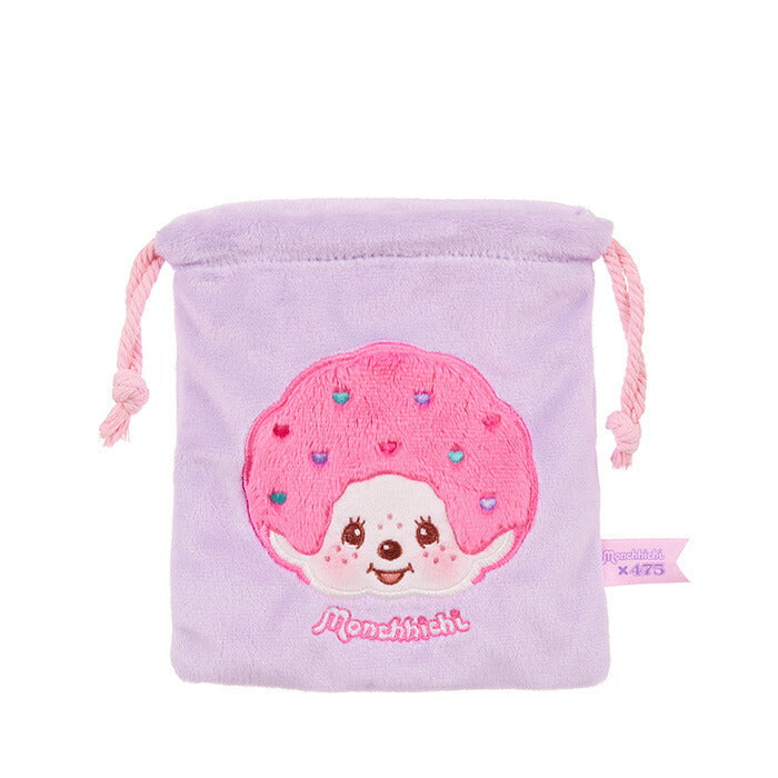 Sekiguchi Shinako x Monchhichi Drawstring Bag 17cm Collaboration Pouch