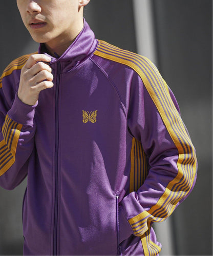 Needles POLY SMOOTH 25SS PURPLE Track Jacket