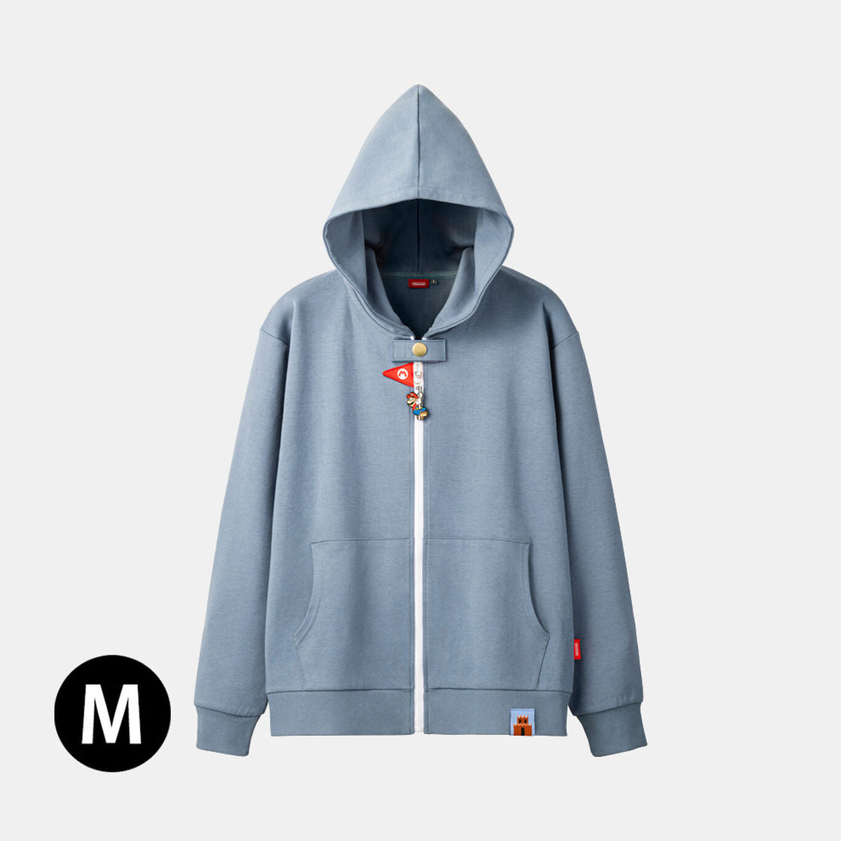 Super Mario Blue Hoodie Pullover Sweatshirt