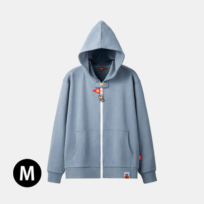 Super Mario Blue Hoodie Pullover Sweatshirt