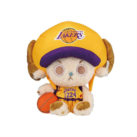 ONE PIECE × NBA Chopper Plush – Los Angeles Lakers Edition
