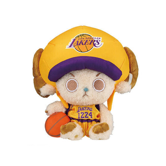 ONE PIECE × NBA Chopper Plush – Los Angeles Lakers Edition