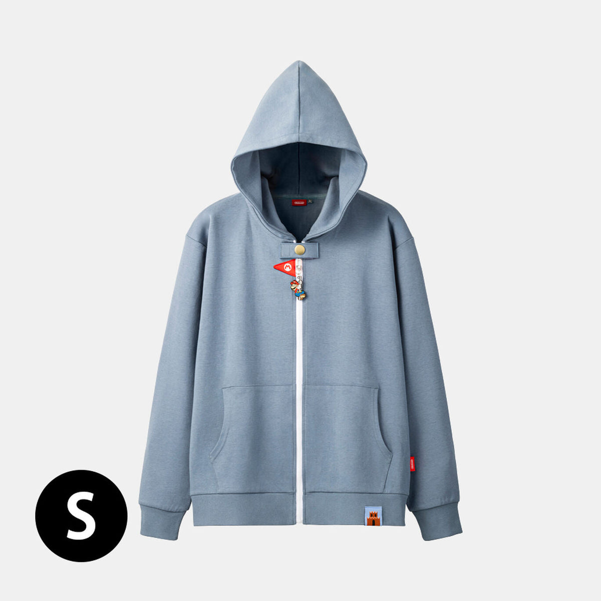 Super Mario Blue Hoodie Pullover Sweatshirt