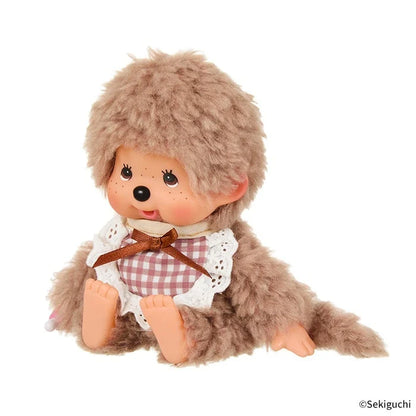 Monchhichi Sweet Brown Plush Pink & Brown Set of 2