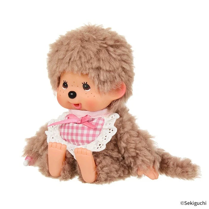 Monchhichi Sweet Brown Plush Pink & Brown Set of 2