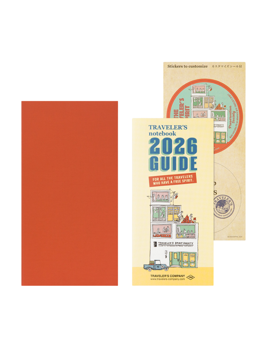 Traveler’s Notebook 2026 Monthly Diary Refill Regular Size