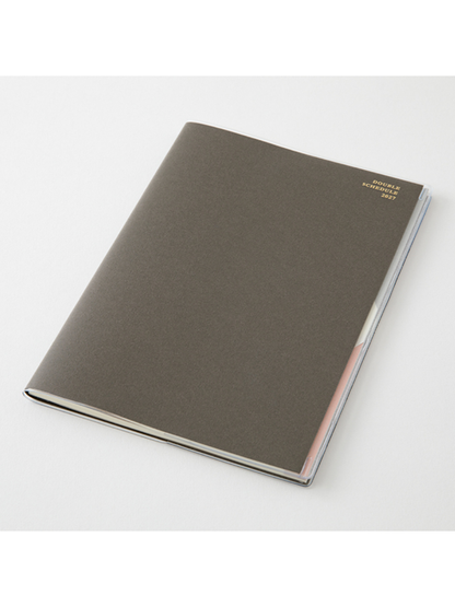 Midori 2027 B6 Double Schedule Monthly Diary Gray