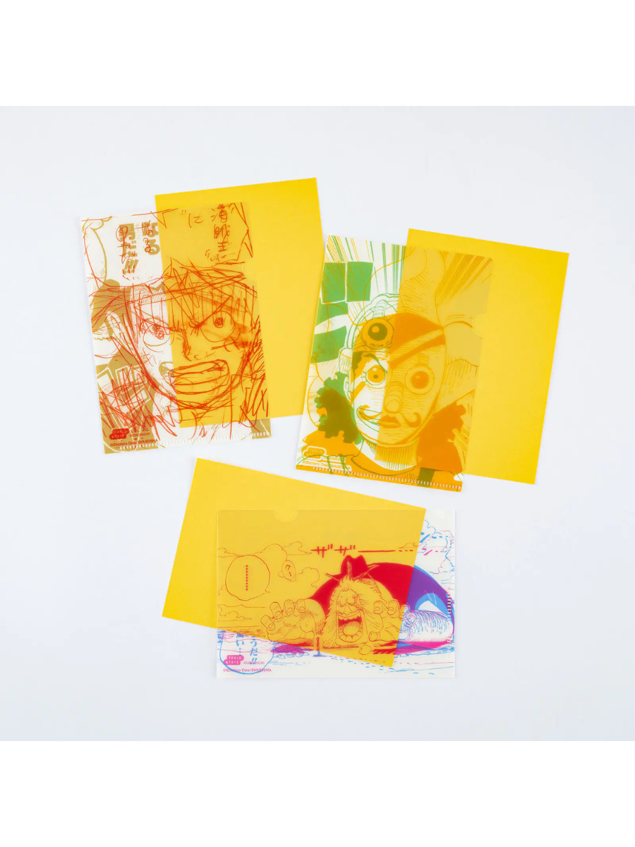 【Pre-order】Hobonichi Original A6 ONE PIECE Clear File Set 3-Piece