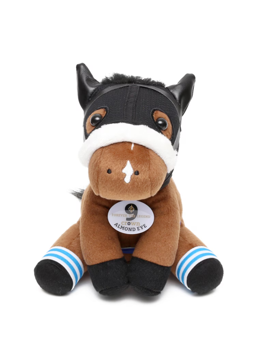 Idol Horse Almond Eye Plush Toy M Size – 2020 Japan Cup Nine Crown Version Racehorse