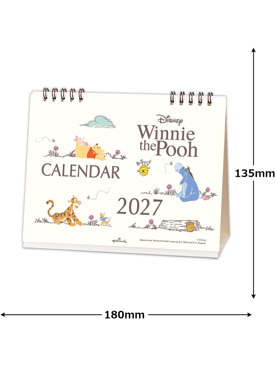 Hallmark Disney Winnie the Pooh 2027 Desk Calendar