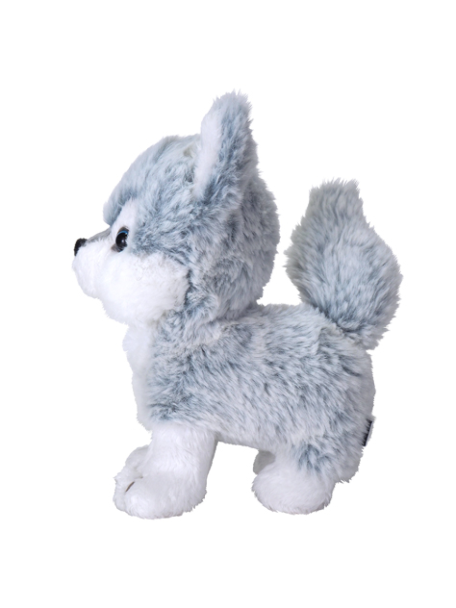 Sun Lemon Fluffies Wolf Plush Toy Blue S Size