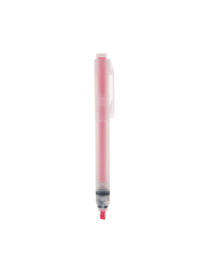 MUJI Polypropylene Retractable Highlighter Pen
