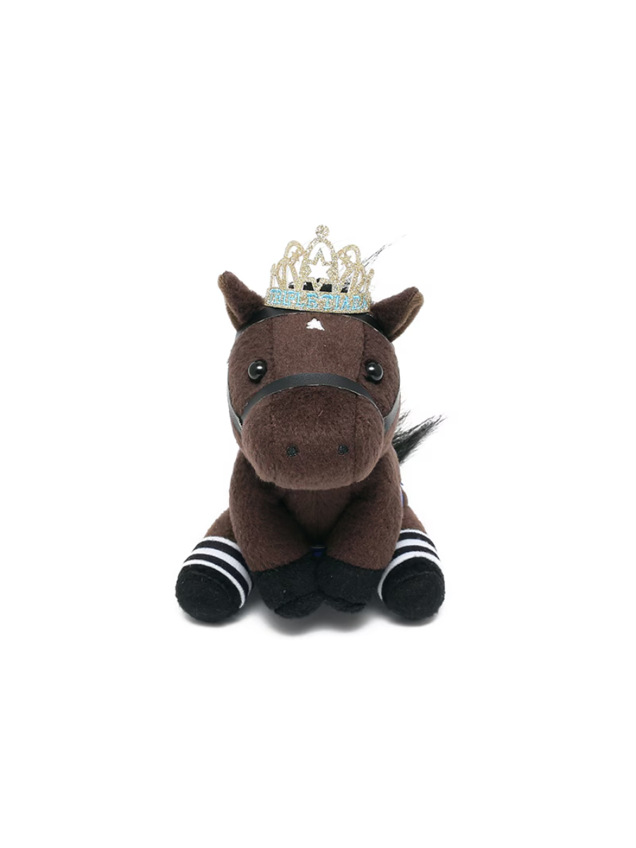 Idol Horse Daring Tact Plush Toy S Size with Ball Chain – 2020 Shuka Sho Triple Crown Version