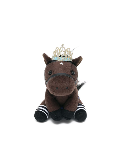 Idol Horse Daring Tact Plush Toy S Size with Ball Chain – 2020 Shuka Sho Triple Crown Version