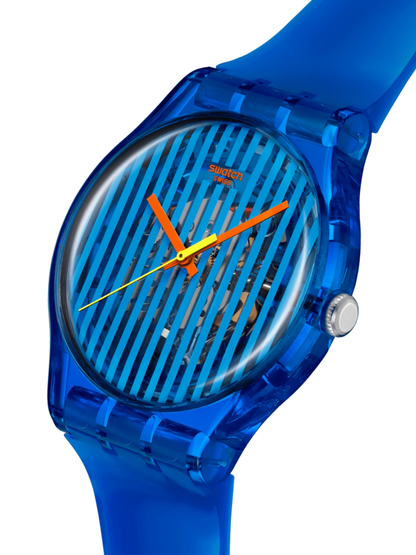 Swatch BRILLIANTLY BLUE SO29S102 Blue Watch