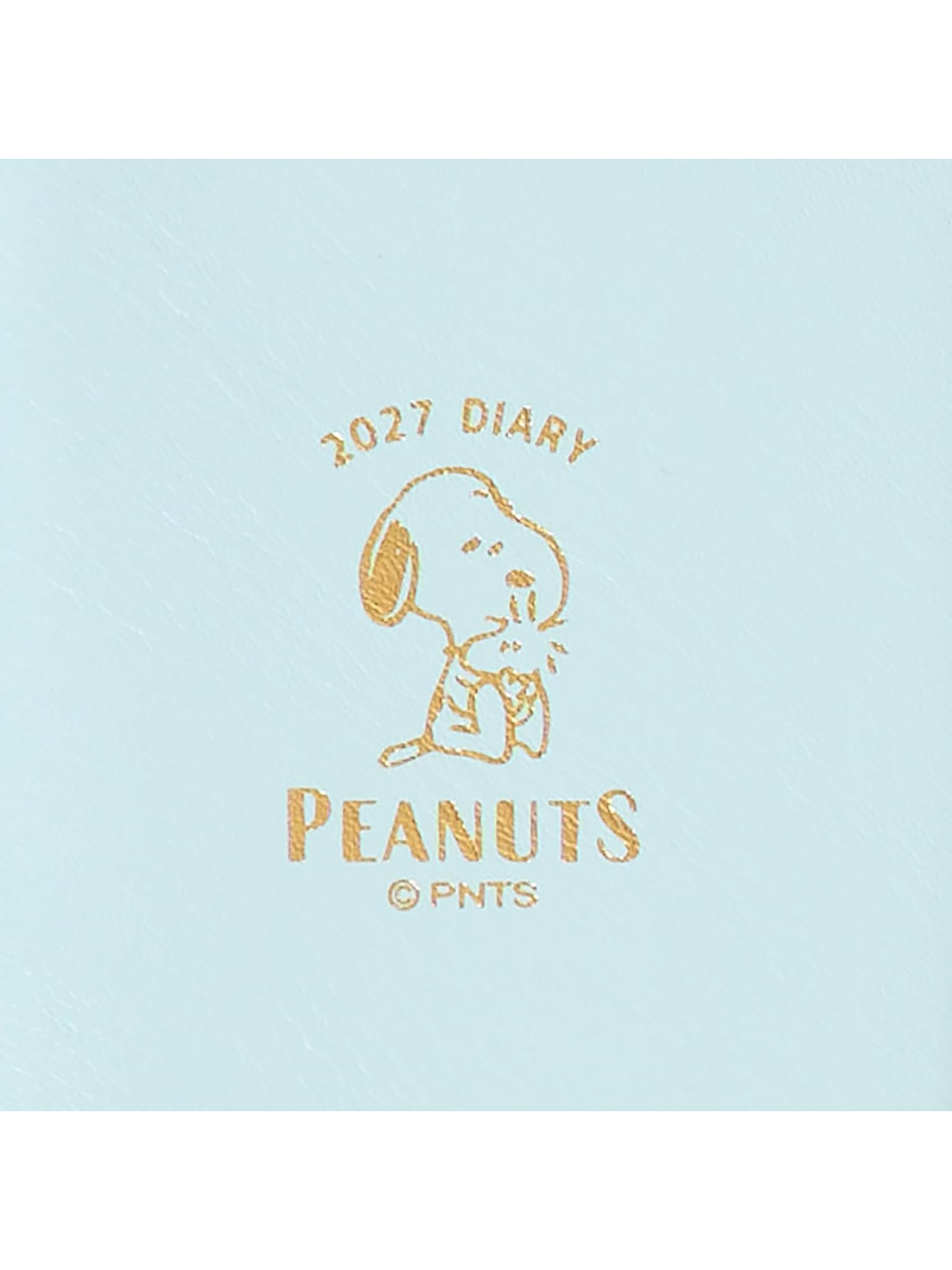 Peanuts Snoopy A6 Slim Diary 2027 Weekly Monthly Planner