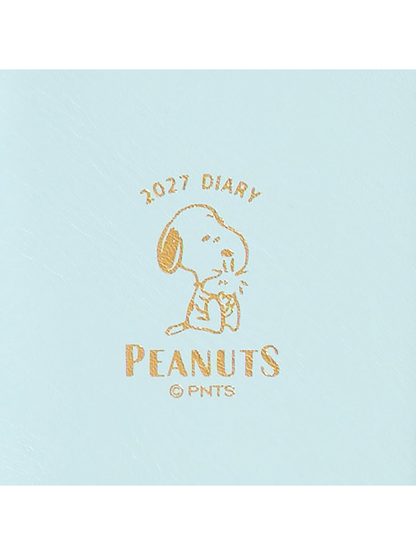 Peanuts Snoopy A6 Slim Diary 2027 Weekly Monthly Planner