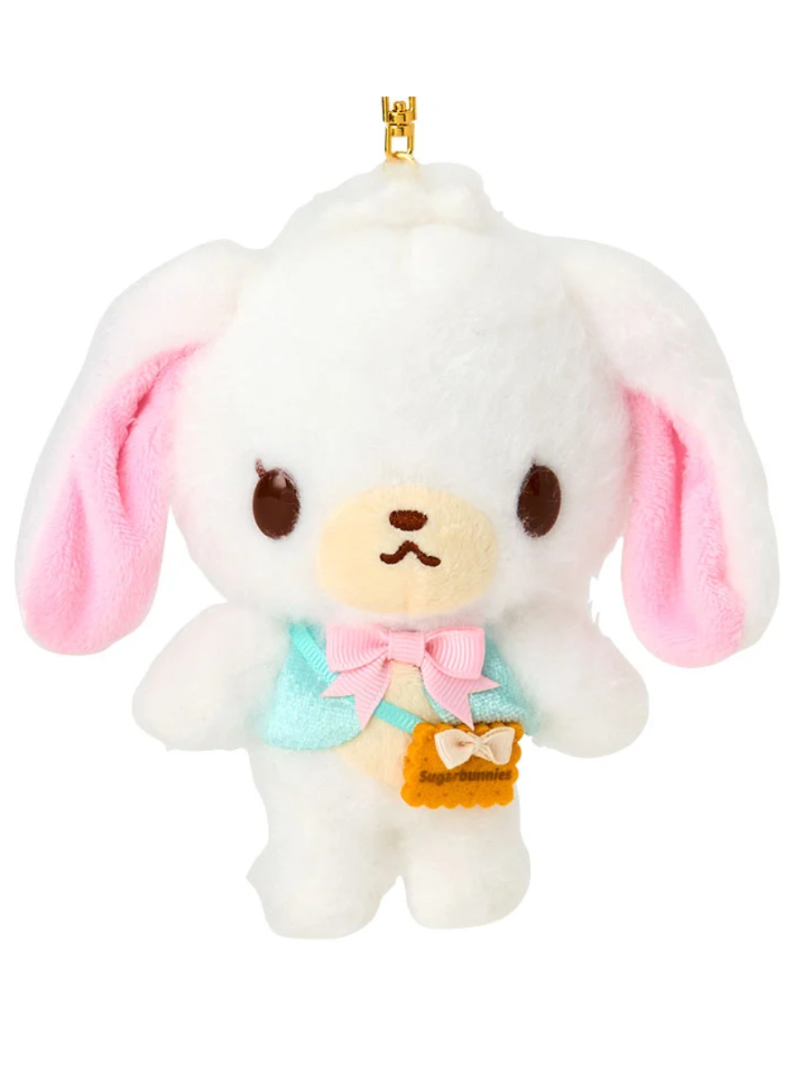 Sugarbunnies Shirousa Biscuit Mascot Holder Plush Keychain