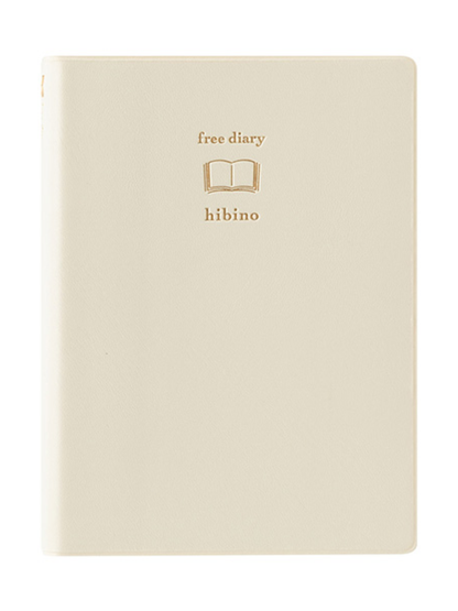MIDORI hibino Free Daily Diary A6 - Ivory (15395006)