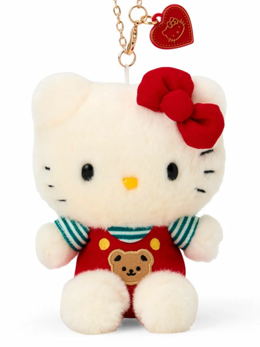 Hello Kitty Mascot Bag Charm Plush Keychain