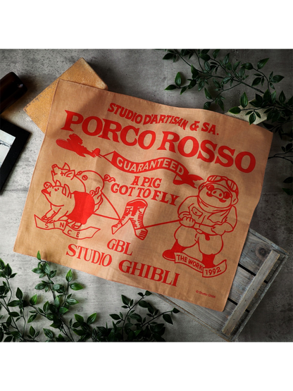 Studio D’Artisan Porco Rosso Leather Tag Bandana