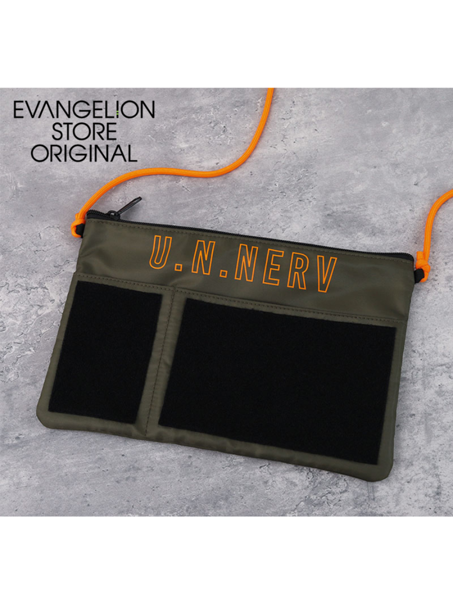 EVANGELION Custom Sacoche Bag with Hook & Loop Panel