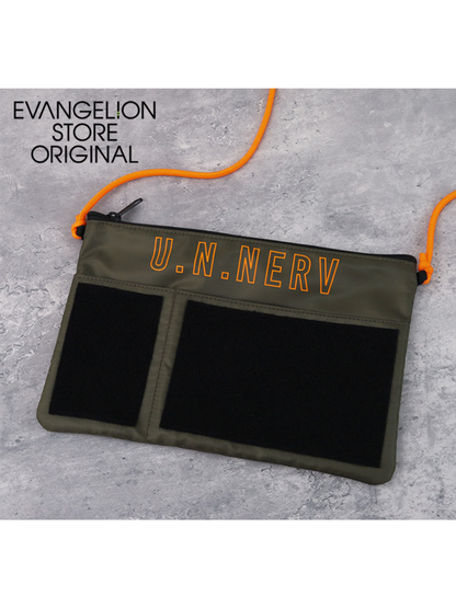 EVANGELION Custom Sacoche Bag with Hook & Loop Panel