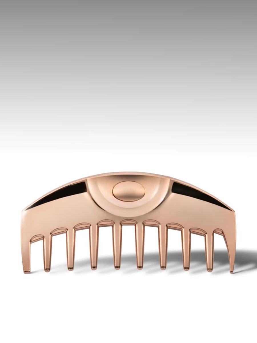 LOVE CHROME K24GP Wave TSUKI Rose Gold Hair Comb