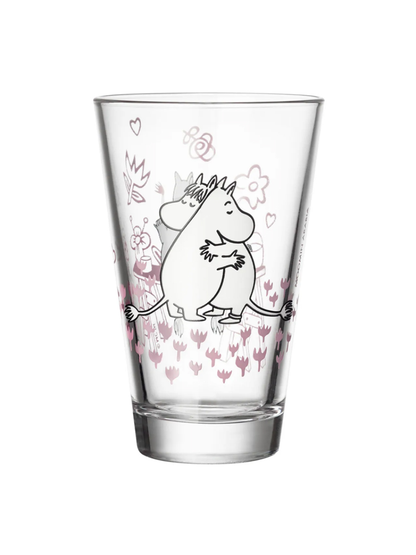 Moomin Classic Love Tumbler Glass Pair
