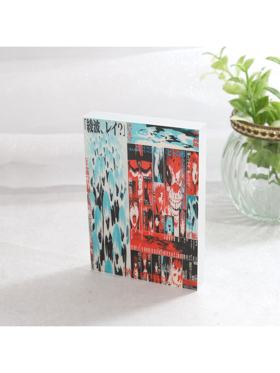 Evangelion Acrylic Block Poster – Death and Rebirth