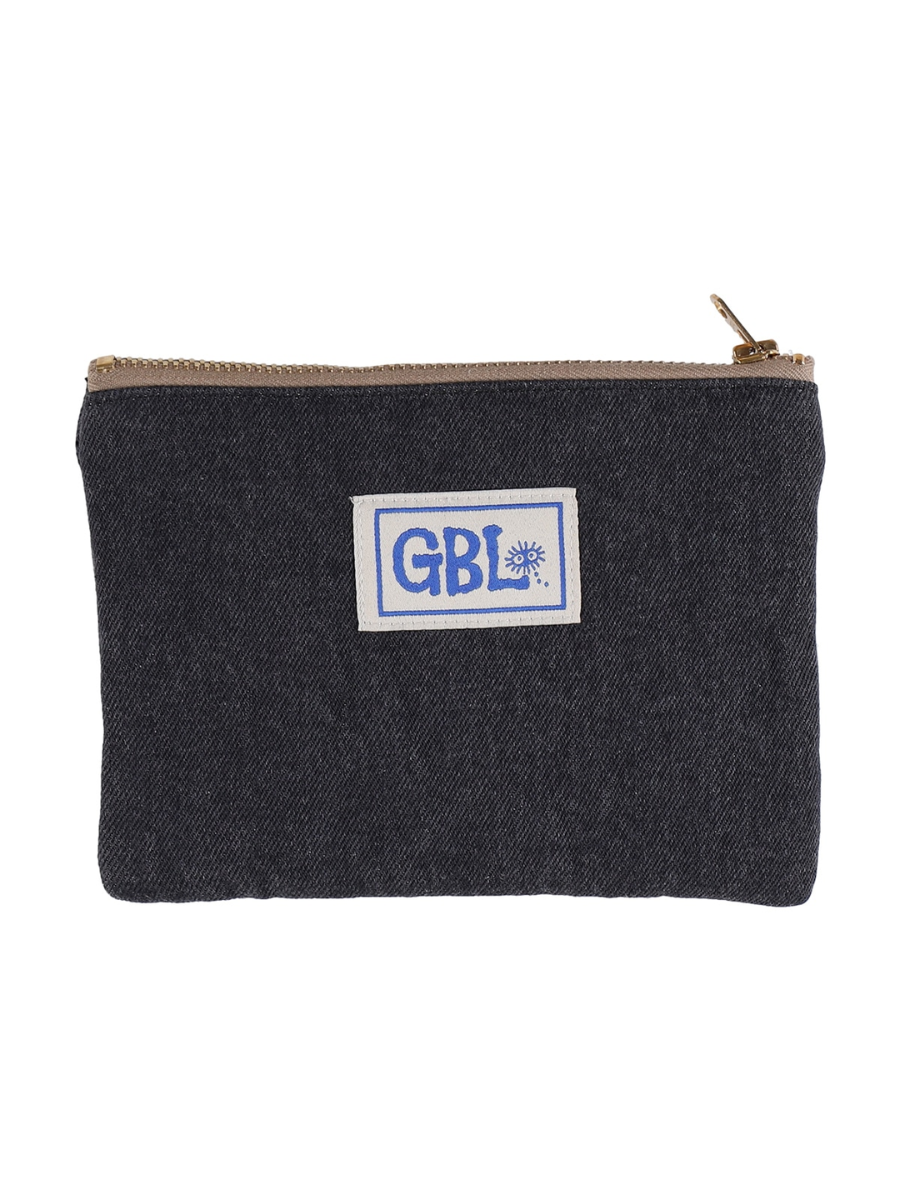 Spirited Away No-Face Black Denim Pouch
