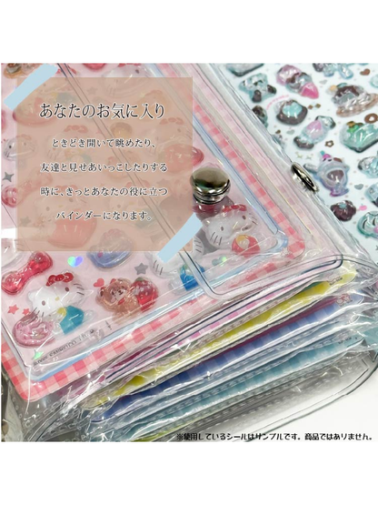 Sun-Star Sticker Binder A5 Size – Large Capacity Collectible Sticker Organizer