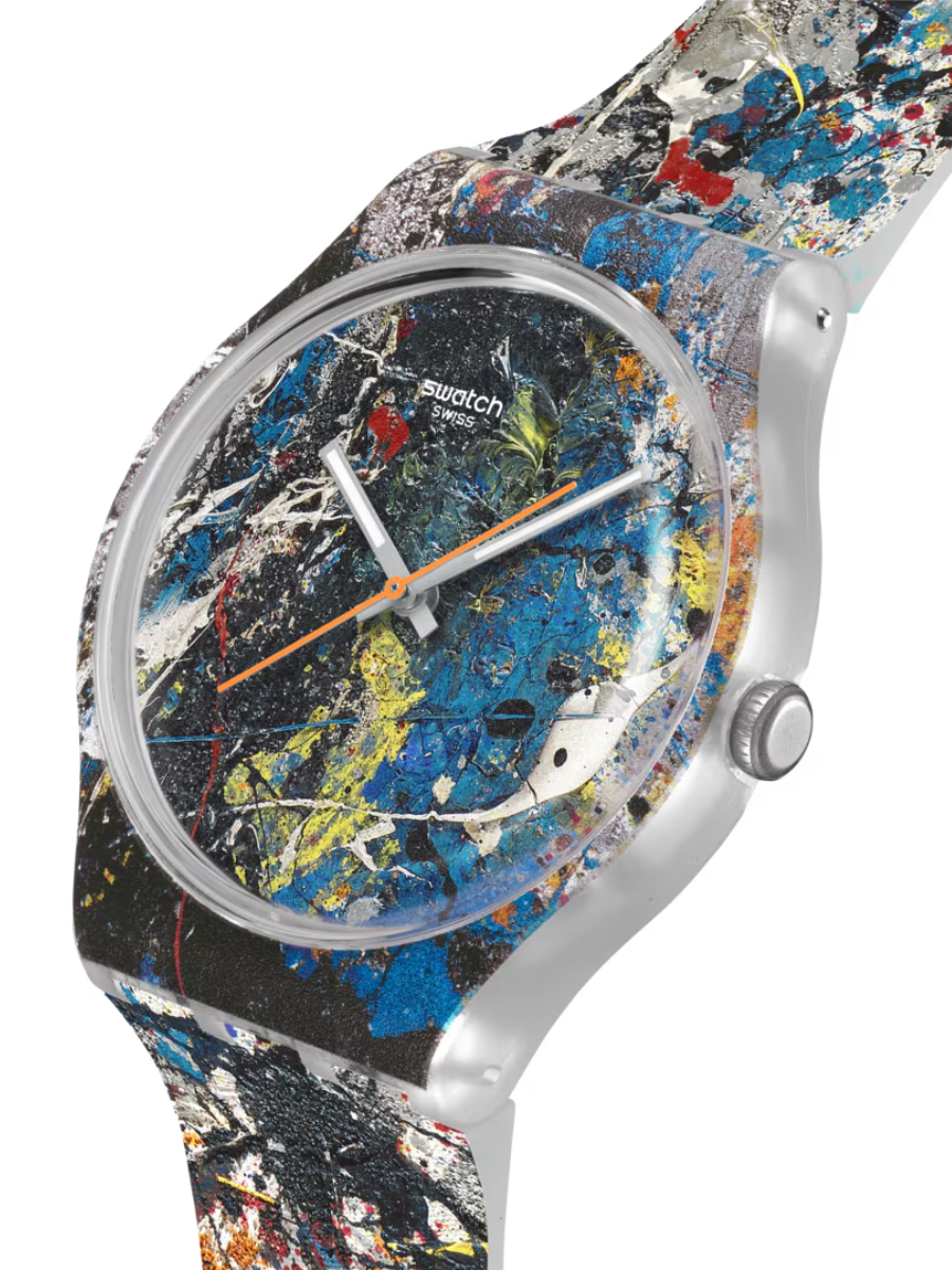Swatch POLLOCK'S ALCHEMY SUOZ366 x Guggenheim Collection Art Watch