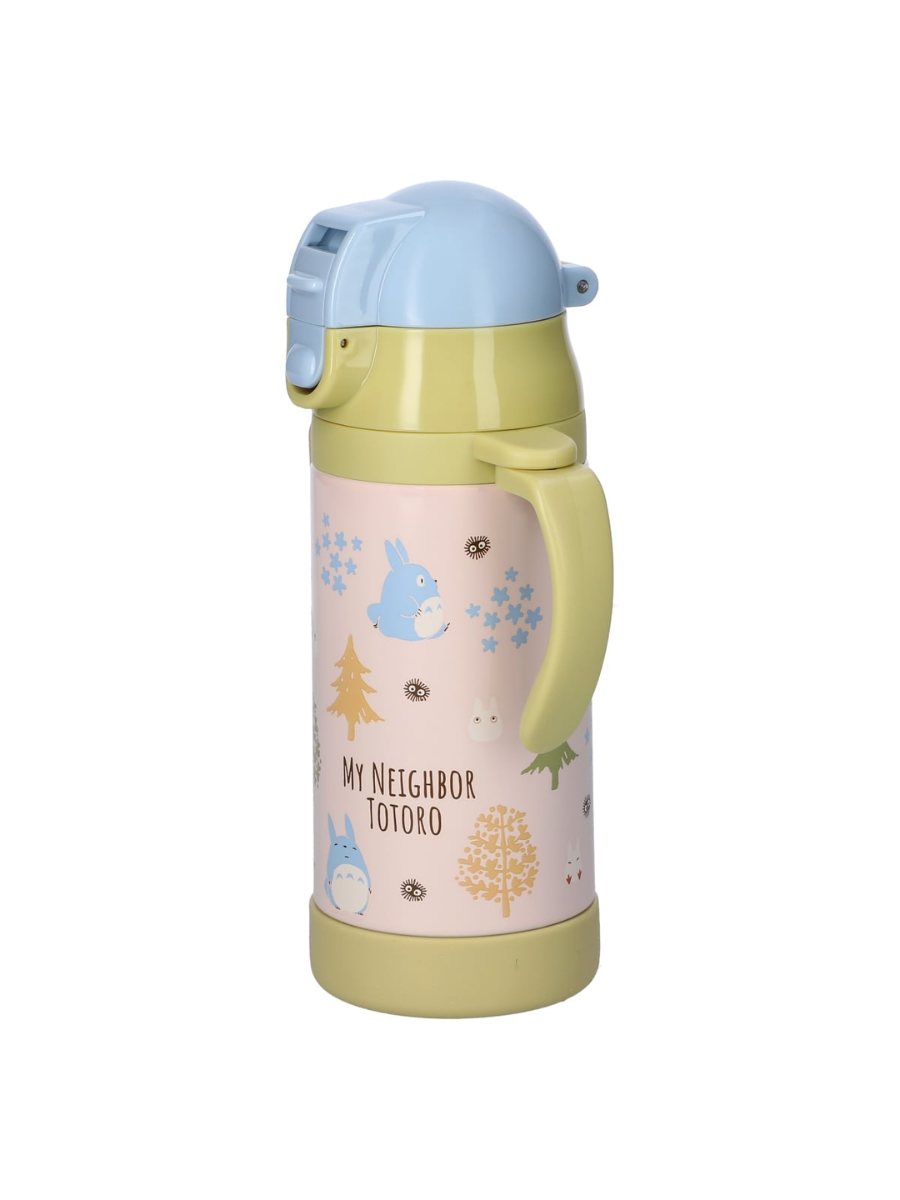 Totoro Stainless Steel Straw Mug 350ml – Lightweight Kids Insulated Bottle