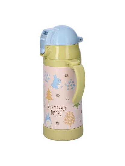 Totoro Stainless Steel Straw Mug 350ml – Lightweight Kids Insulated Bottle