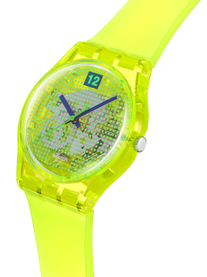 Swatch LUMINOUSLY LEMON SO28J103 Yellow Watch