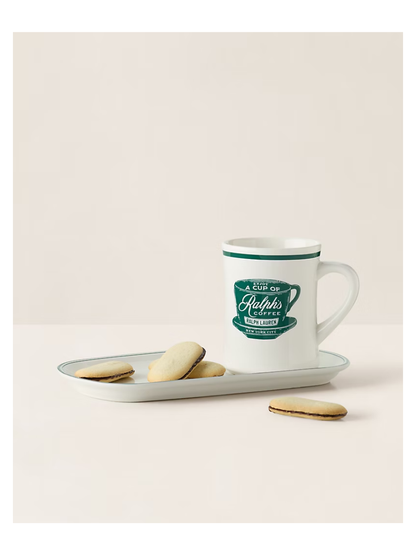 Ralph's Coffee Mug & Tray Set