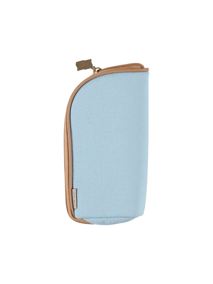 Embroidered Flag Pouch Vertical Cosmetic Bag