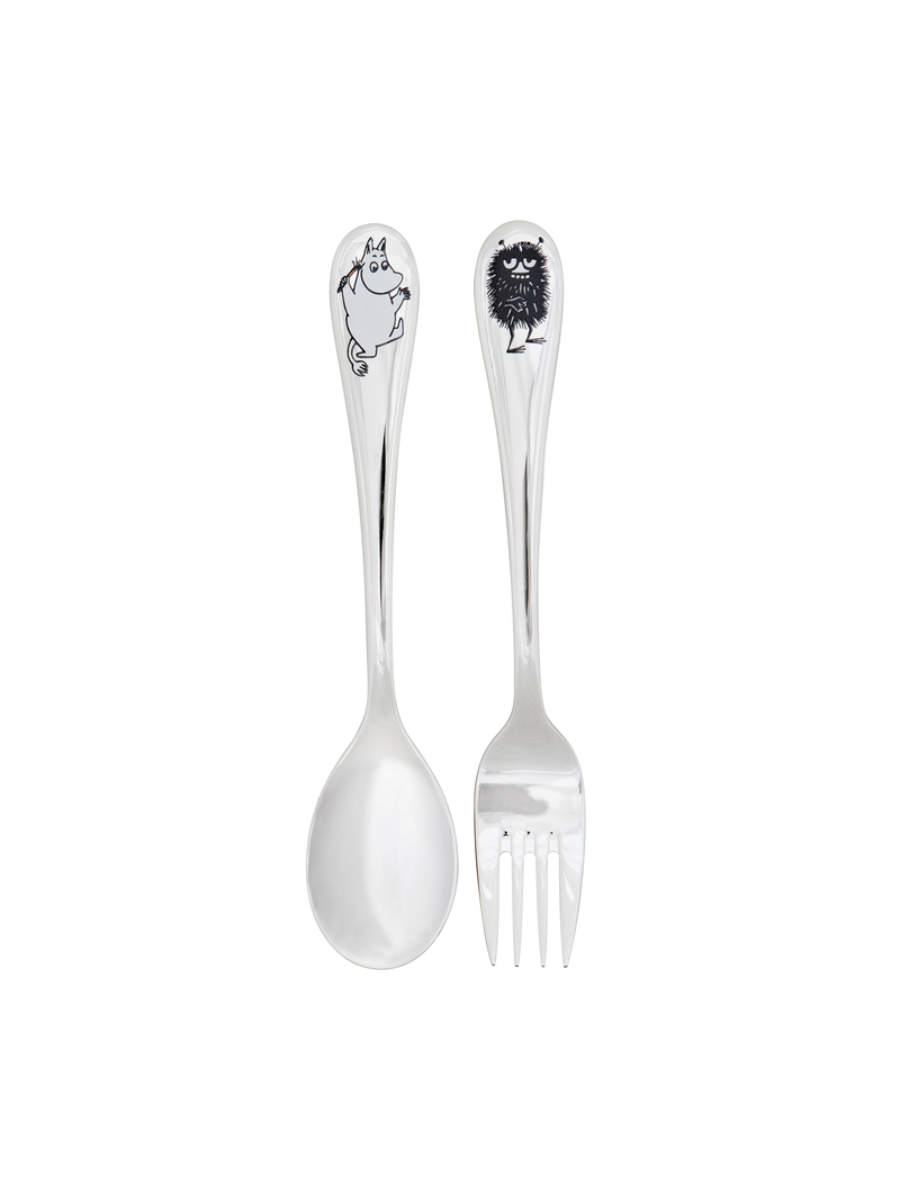 Moomin Spoon & Fork Set Moomin / Stinky