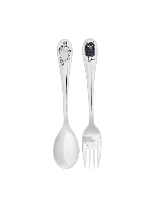 Moomin Spoon & Fork Set Moomin / Stinky