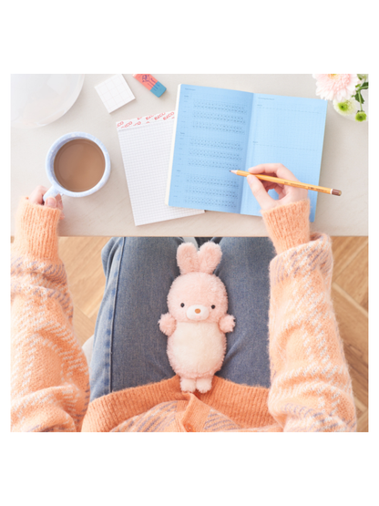 MUGYUUUS Rabbit Plush Desk Exercise Support Toy Weighted Plush