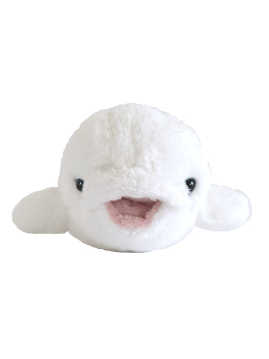 Sun Lemon Fluffies Beluga Whale Plush Toy S Size