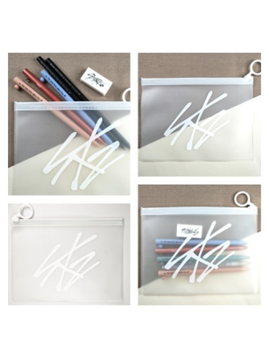 Stray Kids Stationery Set [3-Piece Set]  Pen Case, Pen, and Eraser