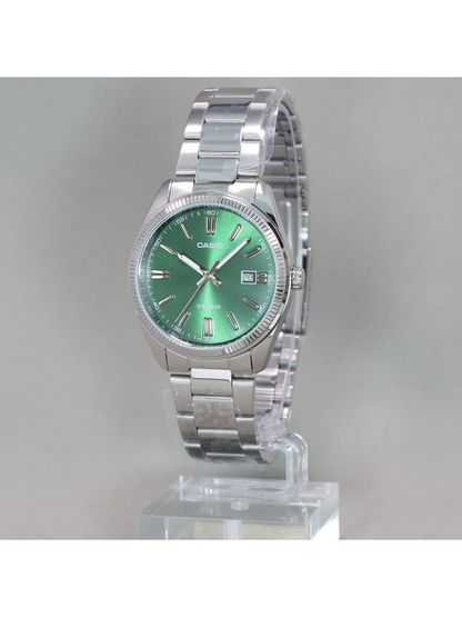 CASIO MTP-1302D-3AJF Analog Watch Green Dial Quartz Men's Watch