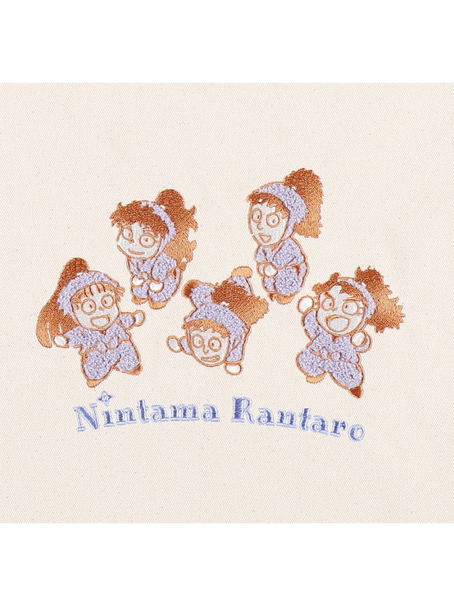 Nintama Rantaro Fifth Grade Embroidered Canvas Tote Bag
