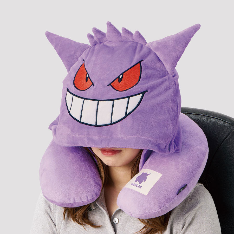 Pokemon Gengar Hooded Neck Pillow
