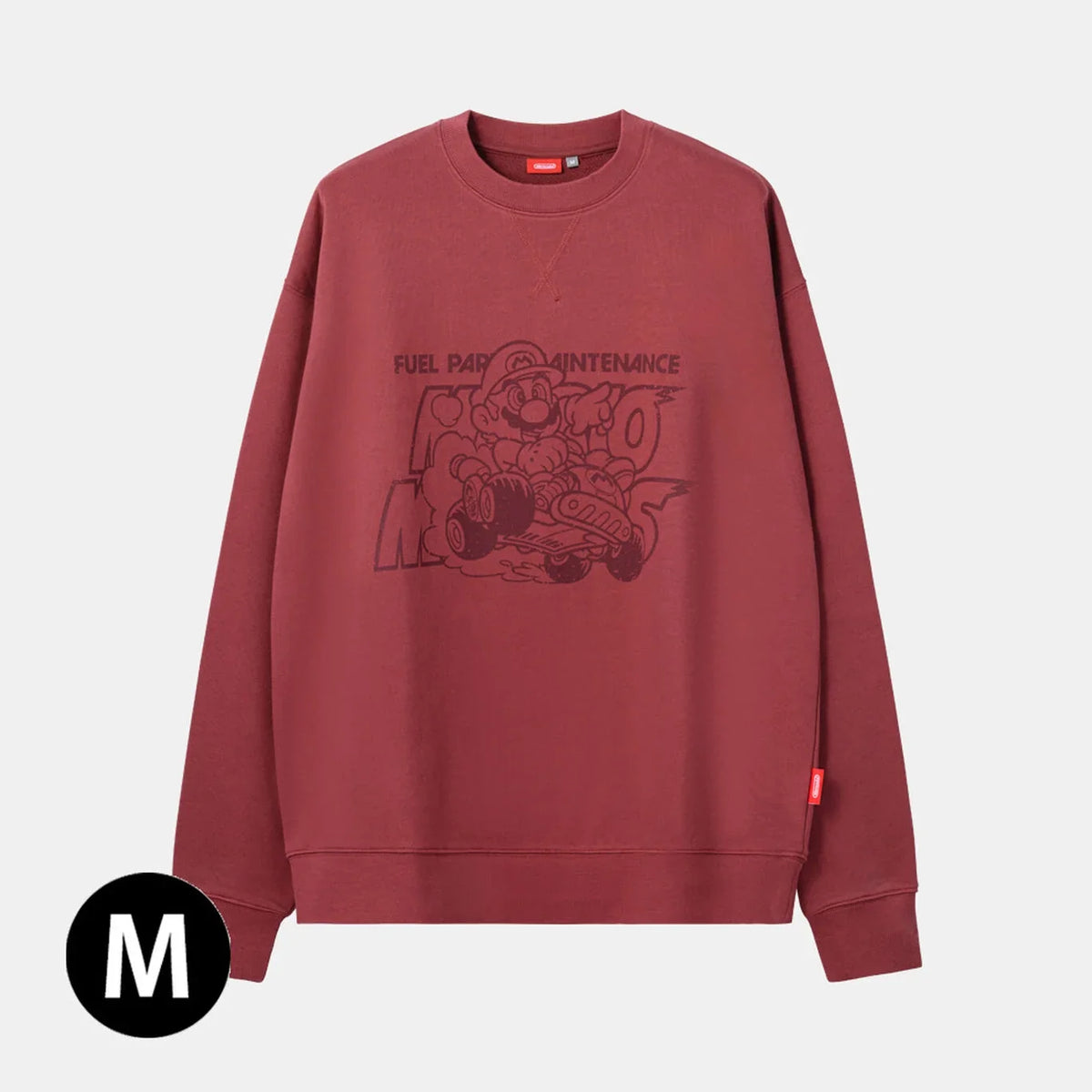 Mario Kart World Crewneck Sweatshirt Unisex Cotton Blend Long Sleeve Top