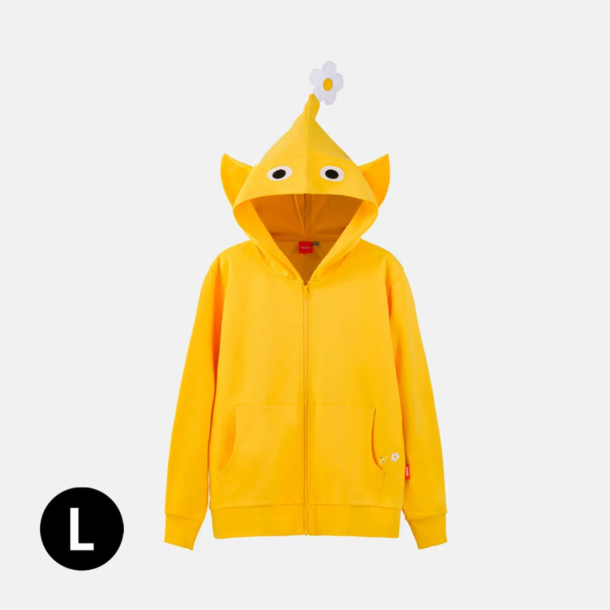 Pikmin Yellow Hoodie Cotton Blend Pullover Casual Sweatshirt Unisex