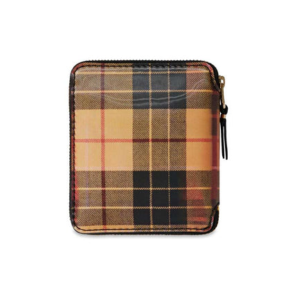 Comme des Garcons Lenticular Tartan Zip Bi-Fold Wallet