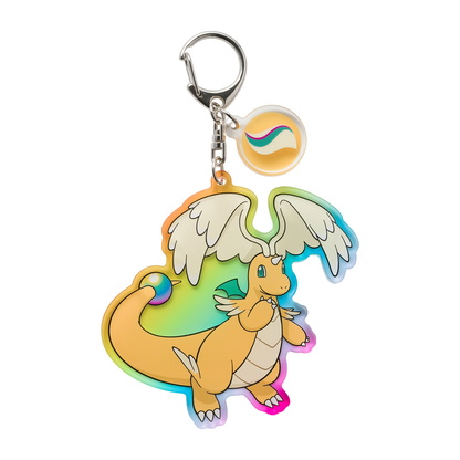 Pokemon Mega Evolution & Mega Stone Acrylic Keychain Collection – Full 10-Piece Set